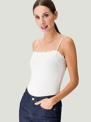 zero Top 'Tessa' in White: front