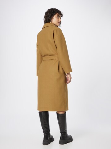 ICHI Between-Seasons Coat 'JANNET' in Brown