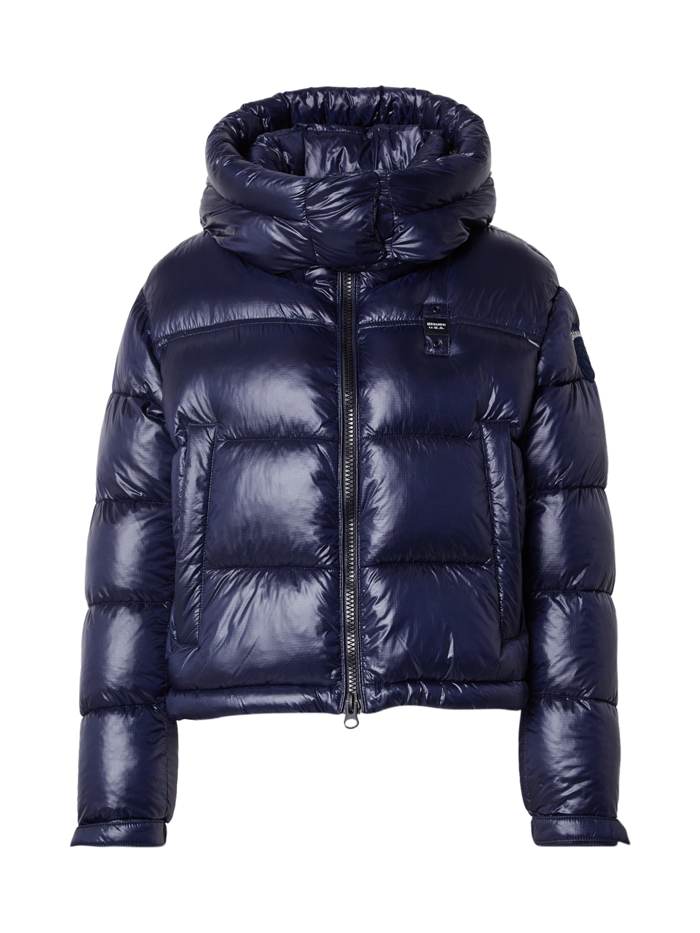 Blauer.USA Zimná bunda - Modrá: predná strana