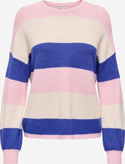 ONLY Neulepaita 'ONLATIA' värissä kerma / laivastonsininen / roosa, Tuotenäkymä