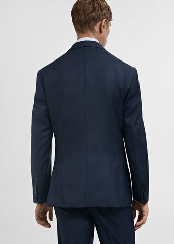 MANGO MAN Slim Fit Sakko 'Venecia' in Blau