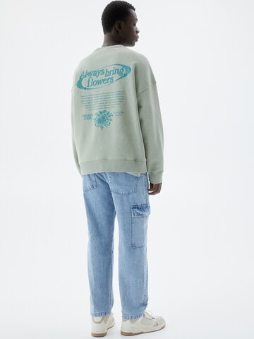 Pull&Bear Sweatshirt in Groen