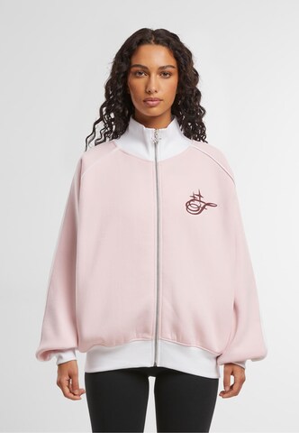 Felicious Sweatjacke in Pink: Vorderseite