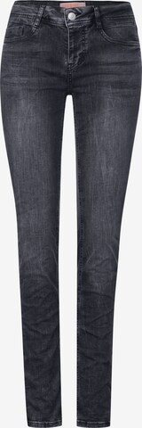 STREET ONE Slimfit Jeans in Grau: predná strana