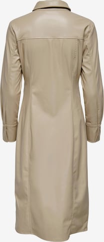 ONLY Shirt Dress 'Leanna' in Beige