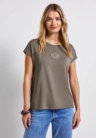STREET ONE Shirt in Brown: front