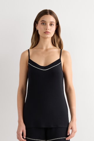 INTIMISSIMI Schlaftop in Schwarz: Vorderseite