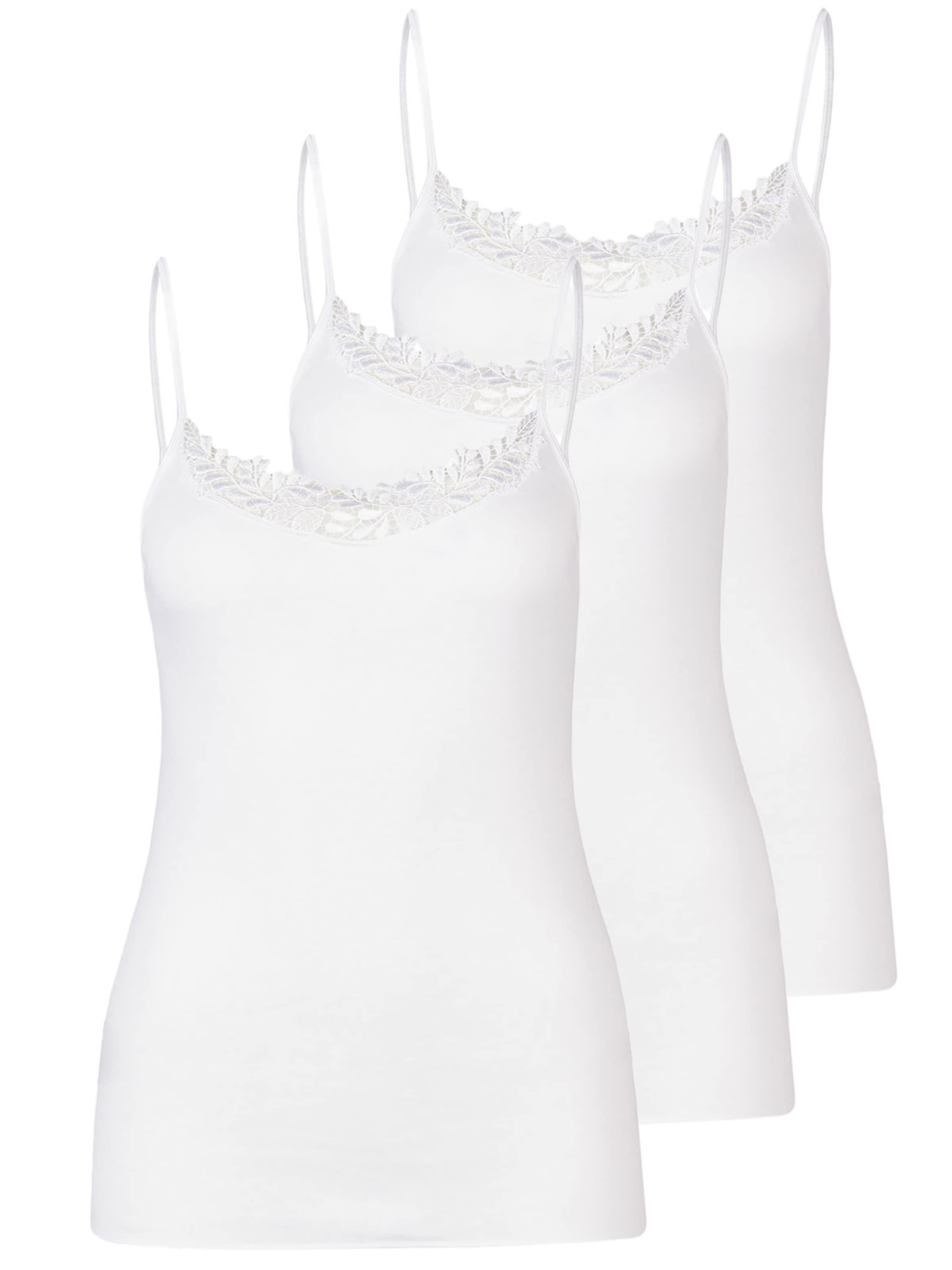Nina von C. Undershirt 'Fine Cotton' in White: front