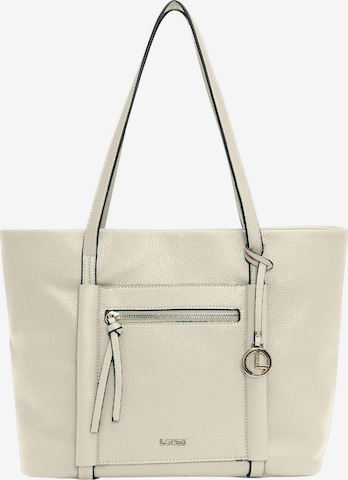 L.CREDI Shopper 'Kaira' in White: front