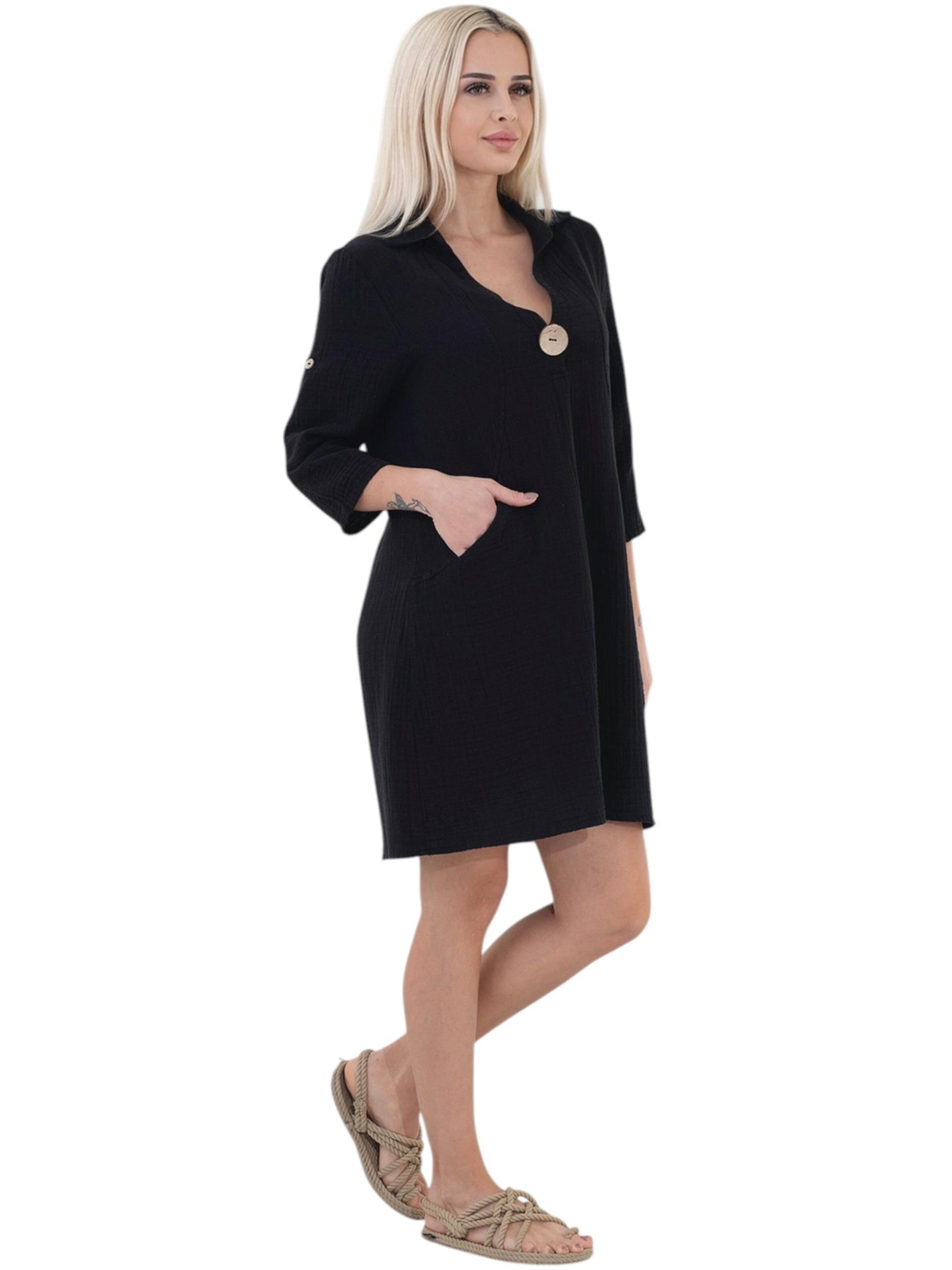 Robe d’été 'LUMA' WENOR en noir