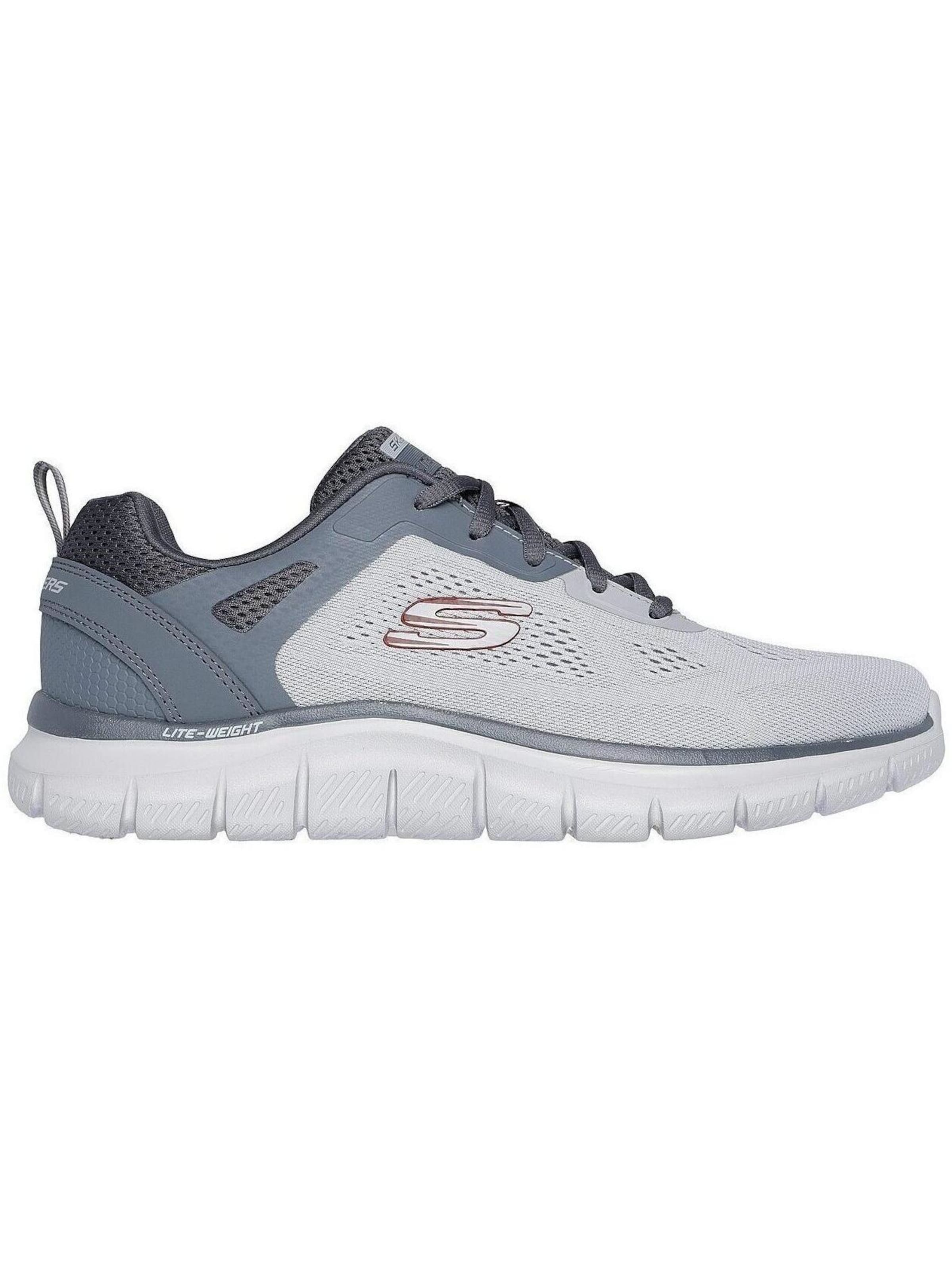 Scarpa sportiva 'Track Broader' di SKECHERS in grigio: frontale