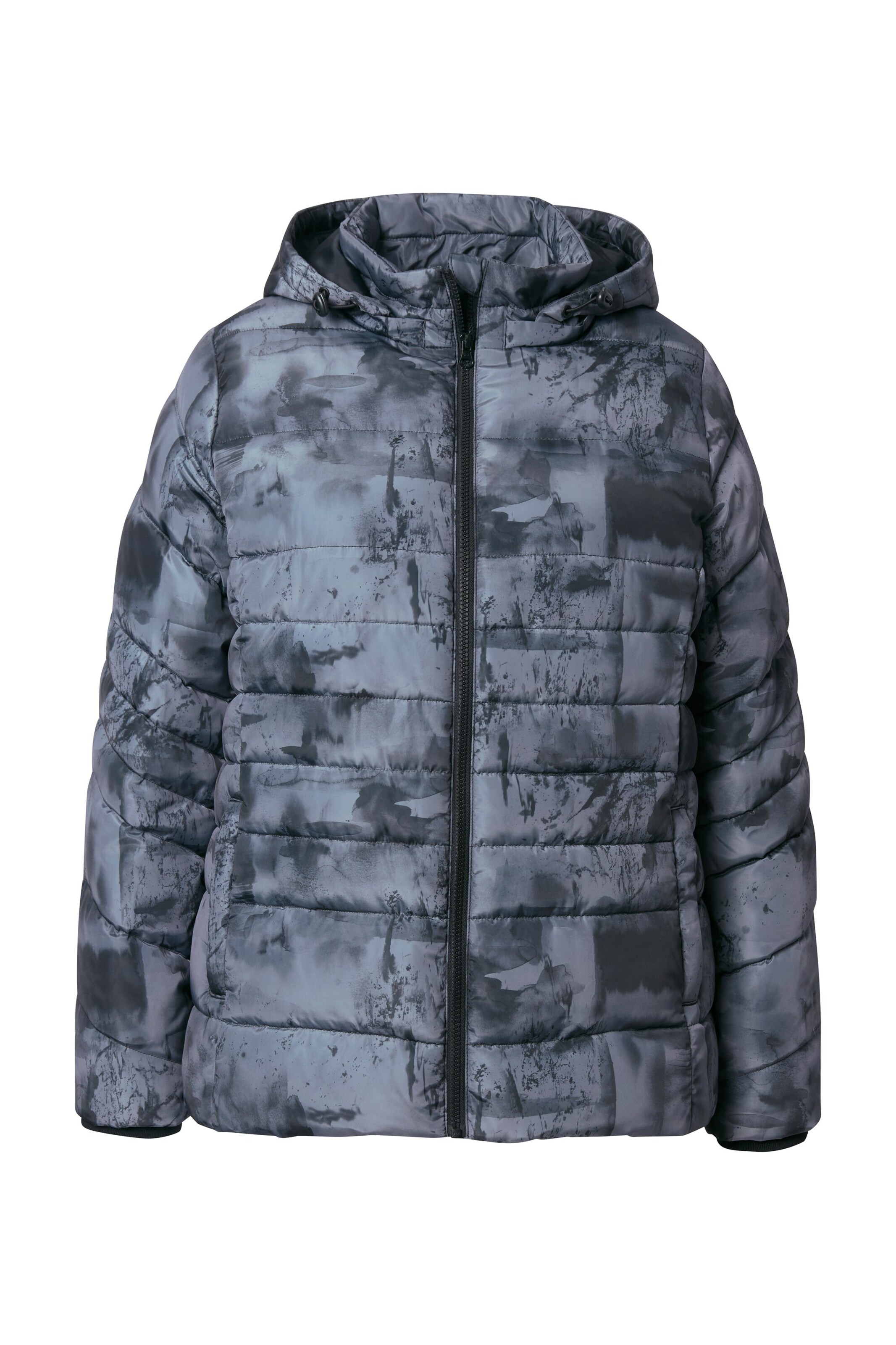 Veste d’hiver Ulla Popken en gris : devant