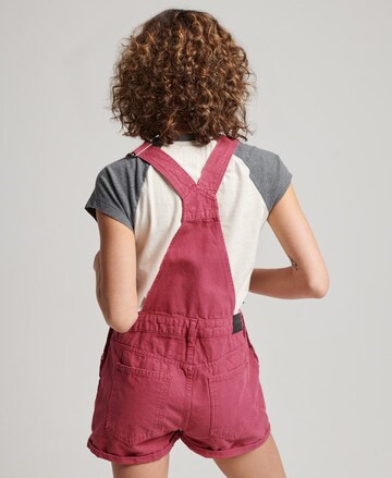 Superdry Regular Overalls in Pink