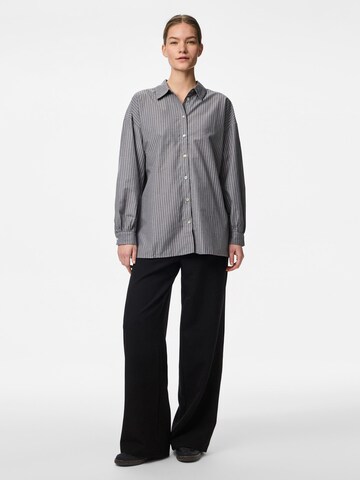 PIECES Blouse 'PCFolli' in Grey