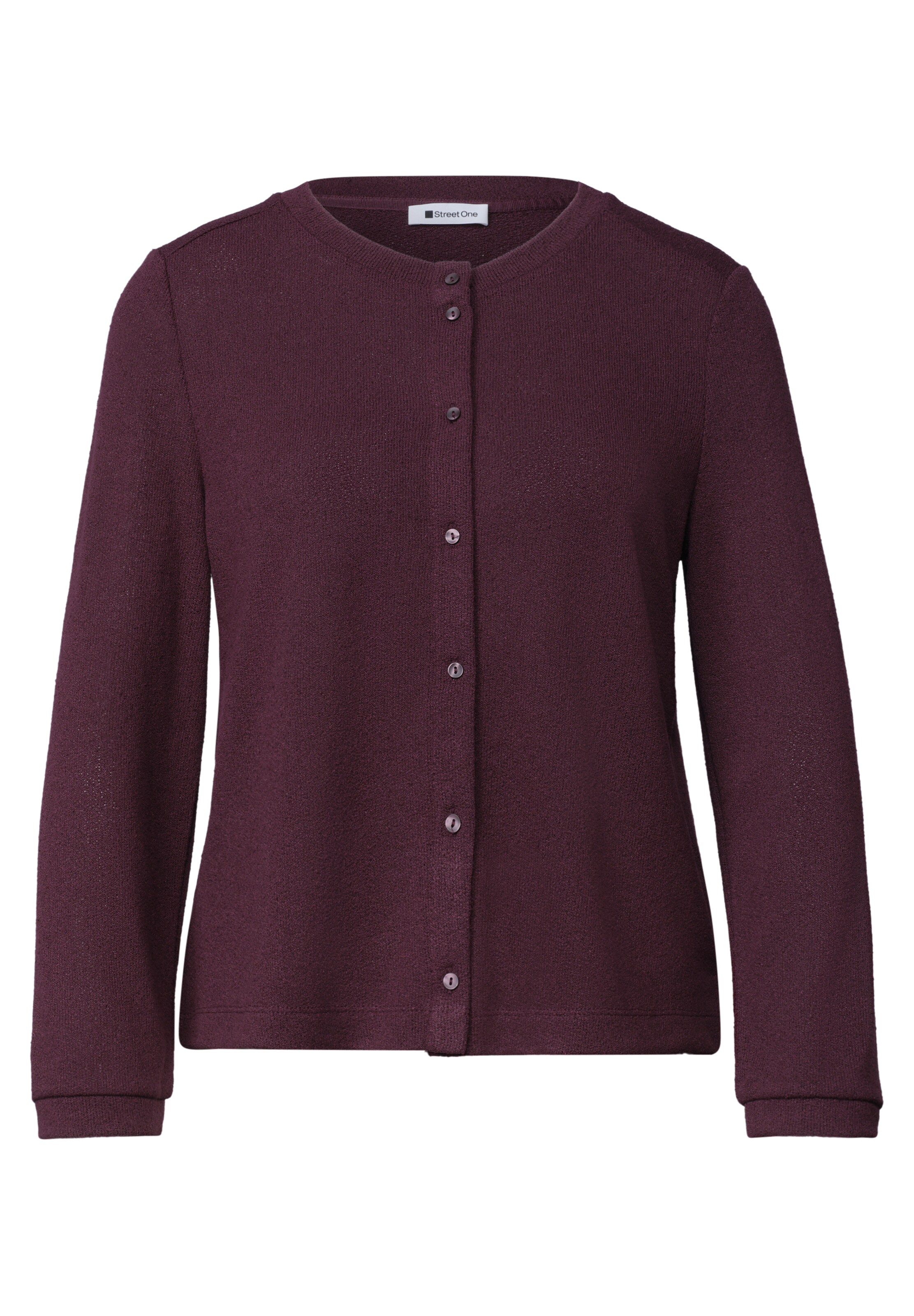 STREET ONE Strickjacke in Rot: Vorderseite