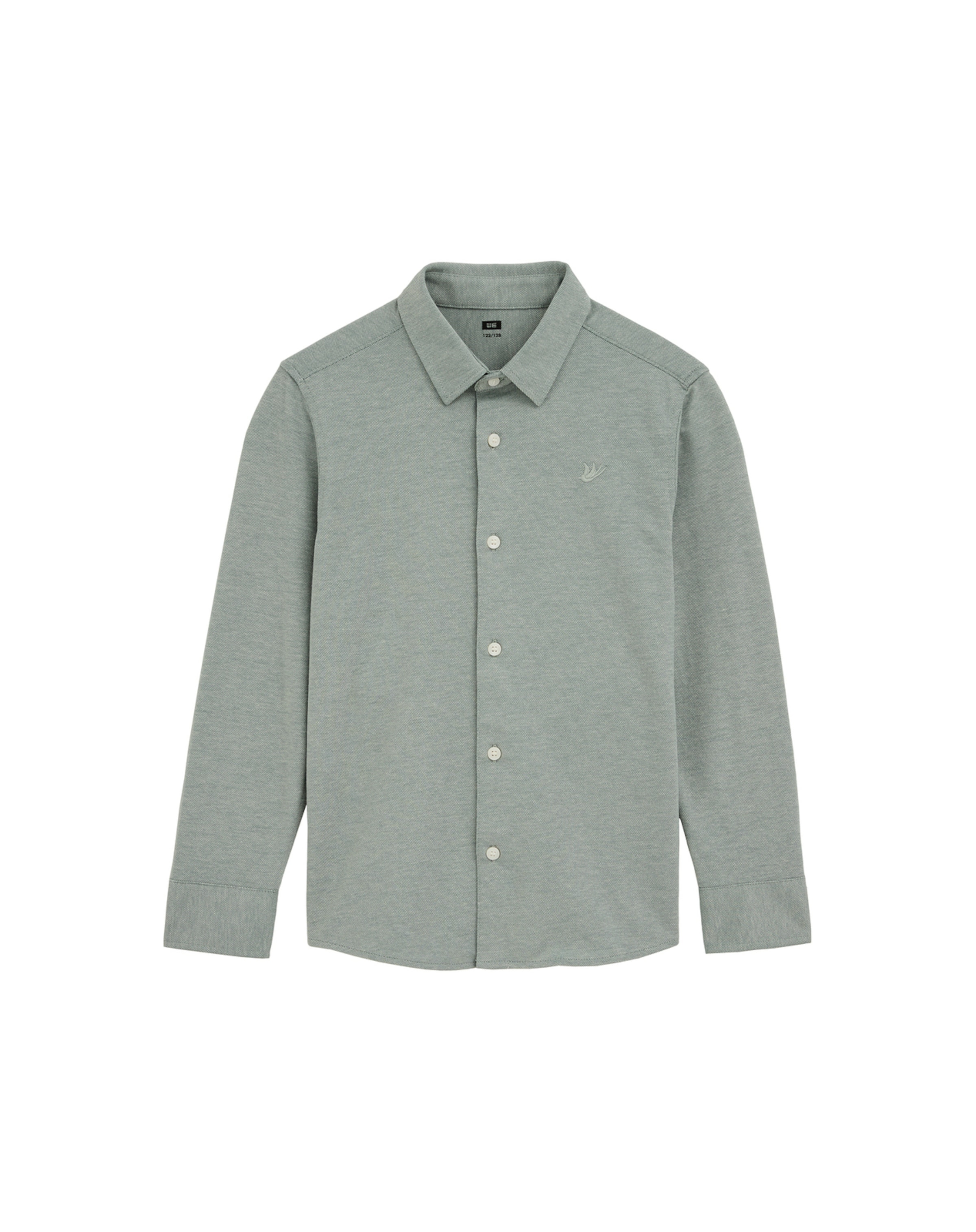 WE Fashion Regular fit Πουκάμισο σε γκρι: μπροστά