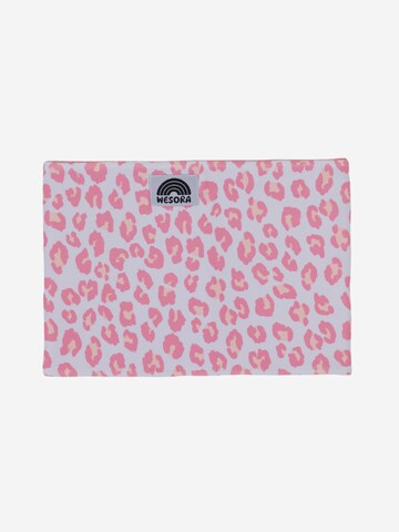 WESORA GmbH Loop scarf 'Printed Neckwarmer Fleece + UV-Schutz' in Pink
