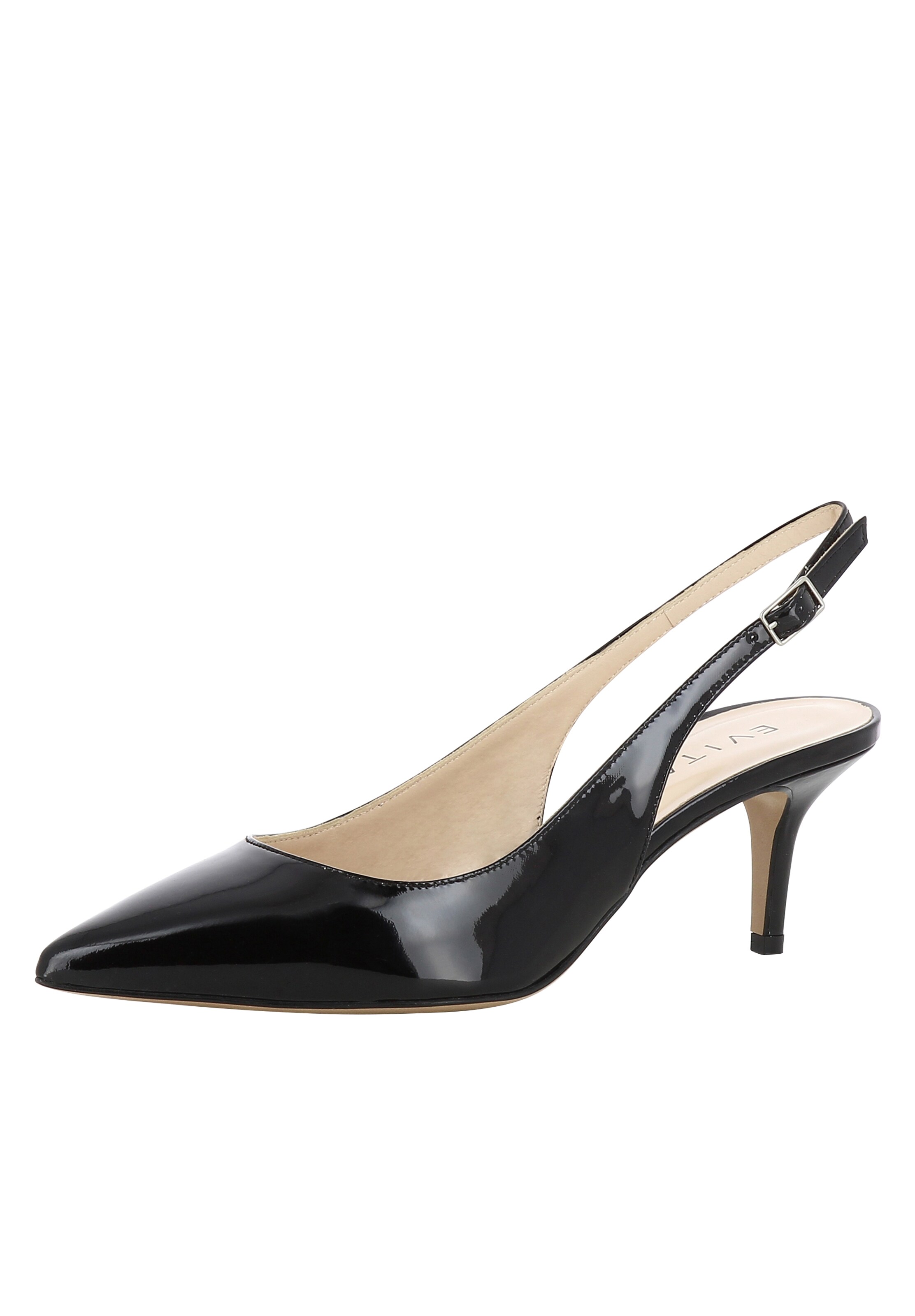EVITA Slingback pumps in Black: front