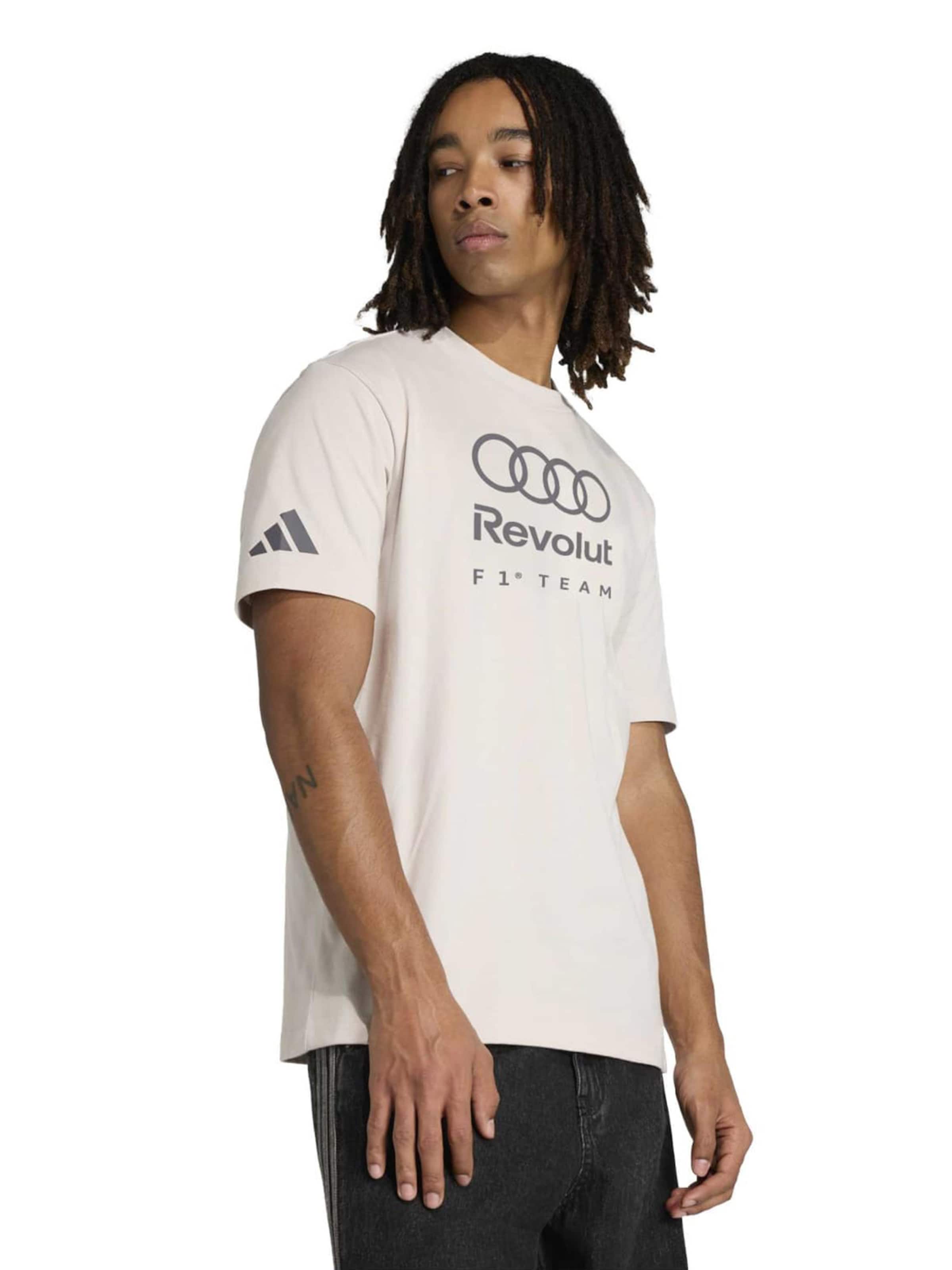 balta ADIDAS SPORTSWEAR Sportiniai marškinėliai 'AU DNA': priekis