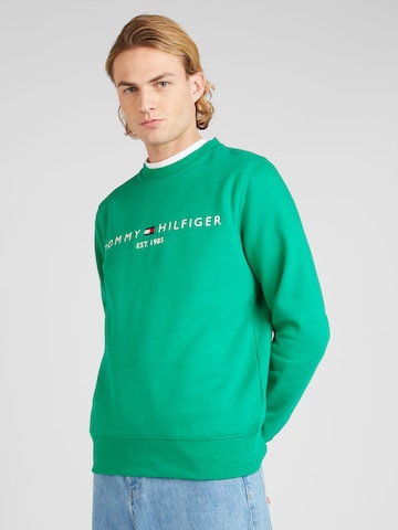 TOMMY HILFIGER Sweatshirt in Green: front