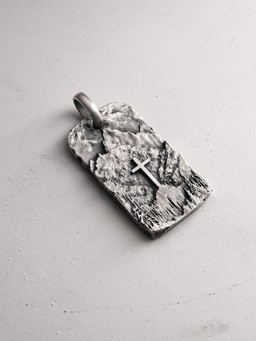 REYTEL Anhänger 'VERDENS LYS'‌‌‌‌‌ in Silber: Vorderseite