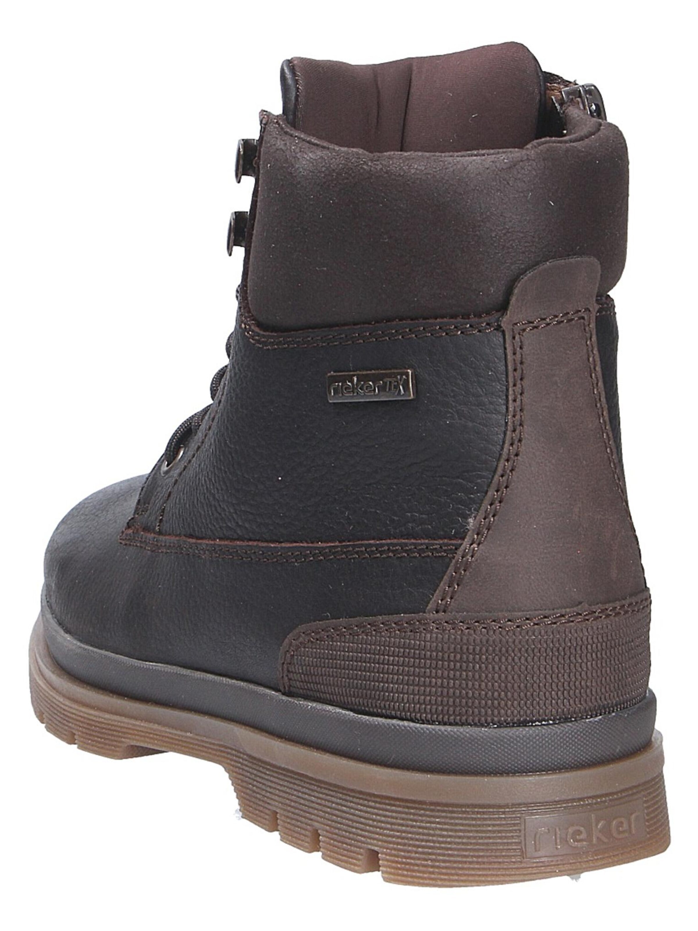 Boots stringati di Rieker in marrone