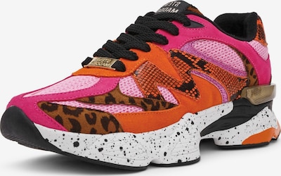 STEVE MADDEN Sneaker in 36 in braun / orange / fuchsia, Produktansicht