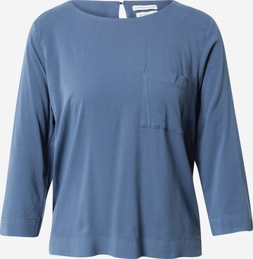 TOM TAILOR Blouse in Blauw: voorkant