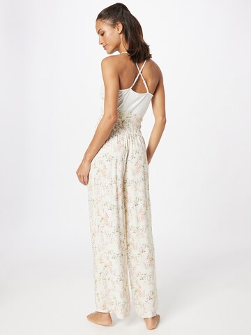 Wide Leg Pantalon de pyjama ETAM en beige