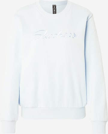 SKECHERS Суичър в синьо: отпред