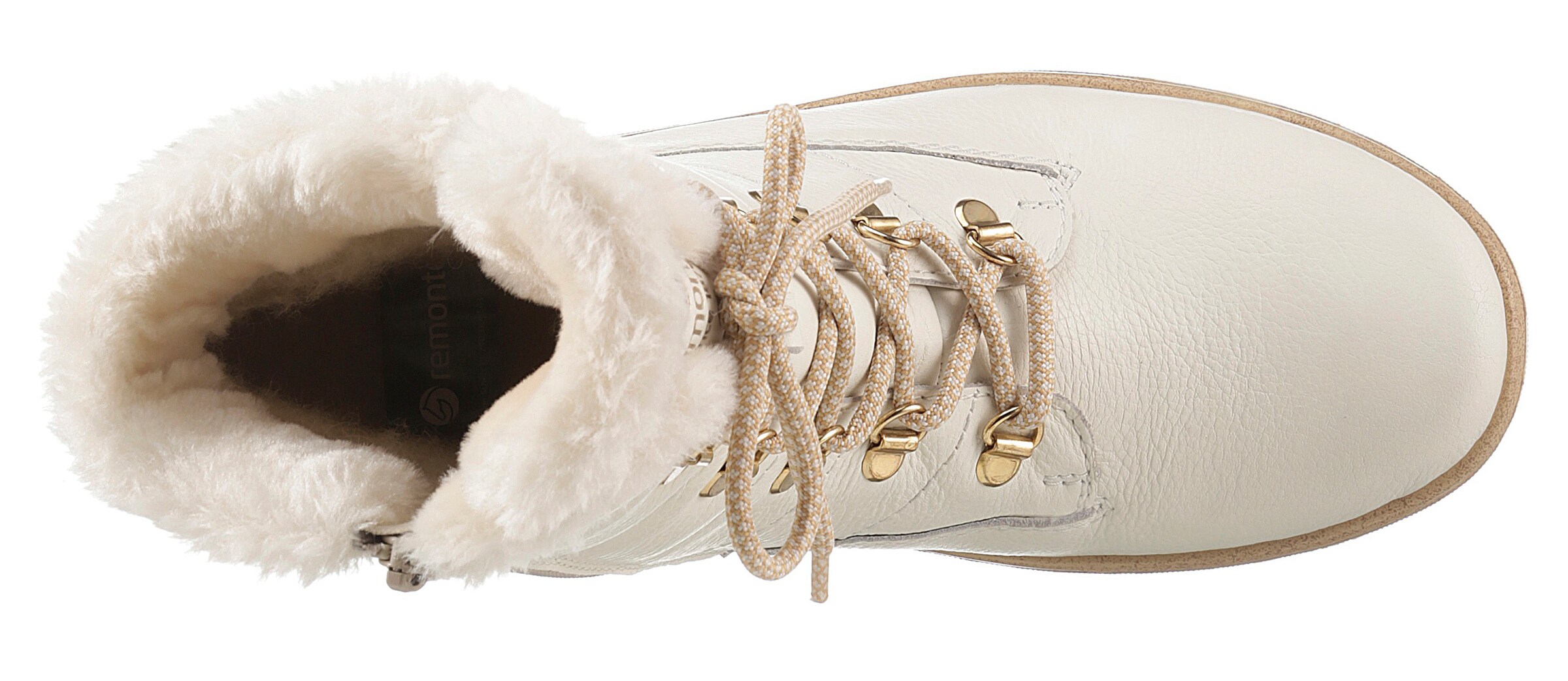 REMONTE Schnürstiefelette in Weiß