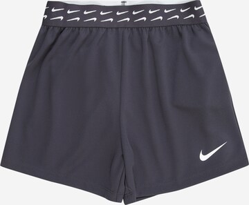 Regular Pantalon de sport NIKE en gris : devant