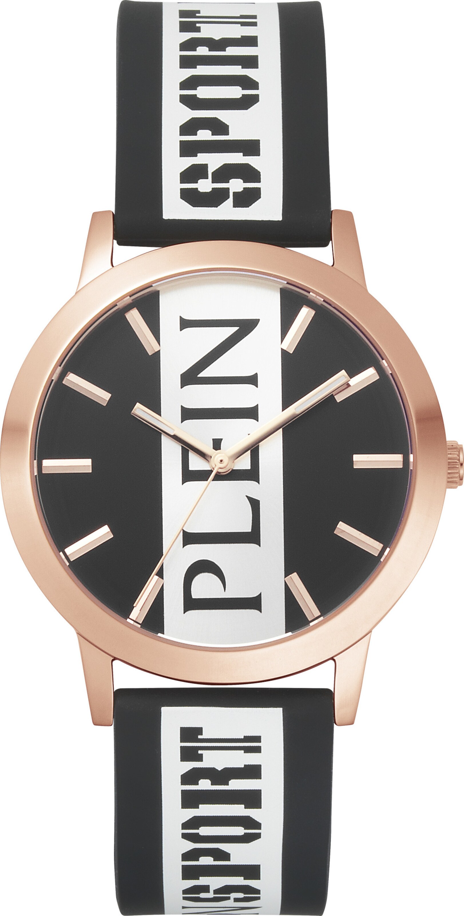 Plein Sport Analog watch ' LEGEND ' in Black: front