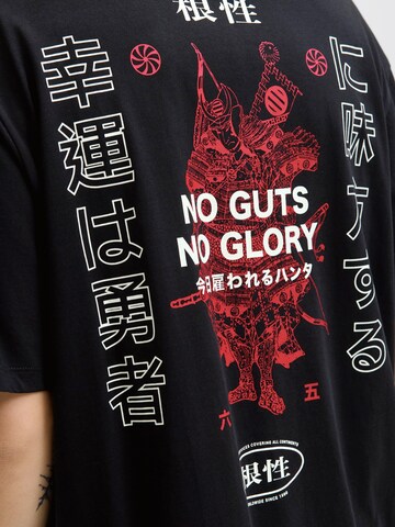 Tricou 'JORSOUTHEAST GALLERY' de la JACK & JONES pe negru