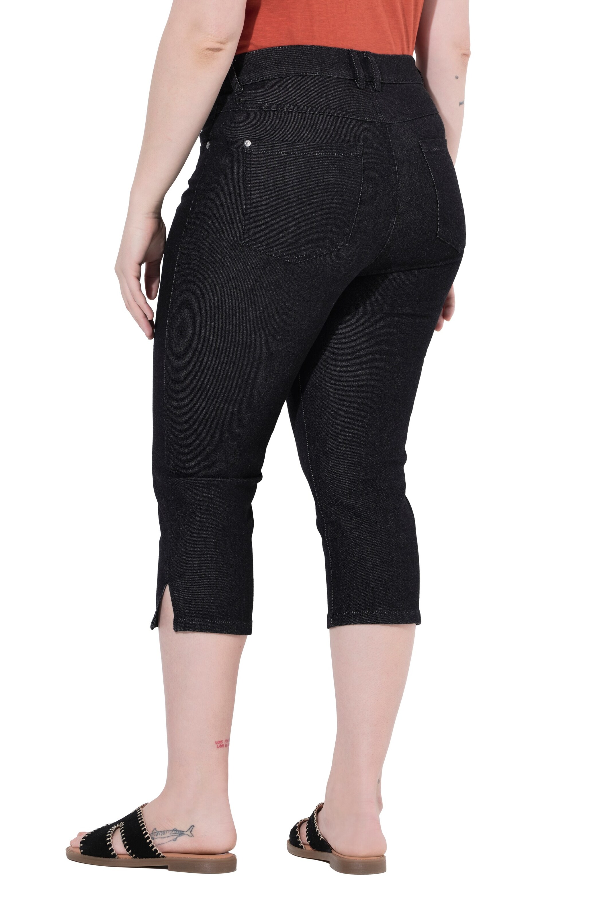 Ulla Popken Regular Jeans in Zwart