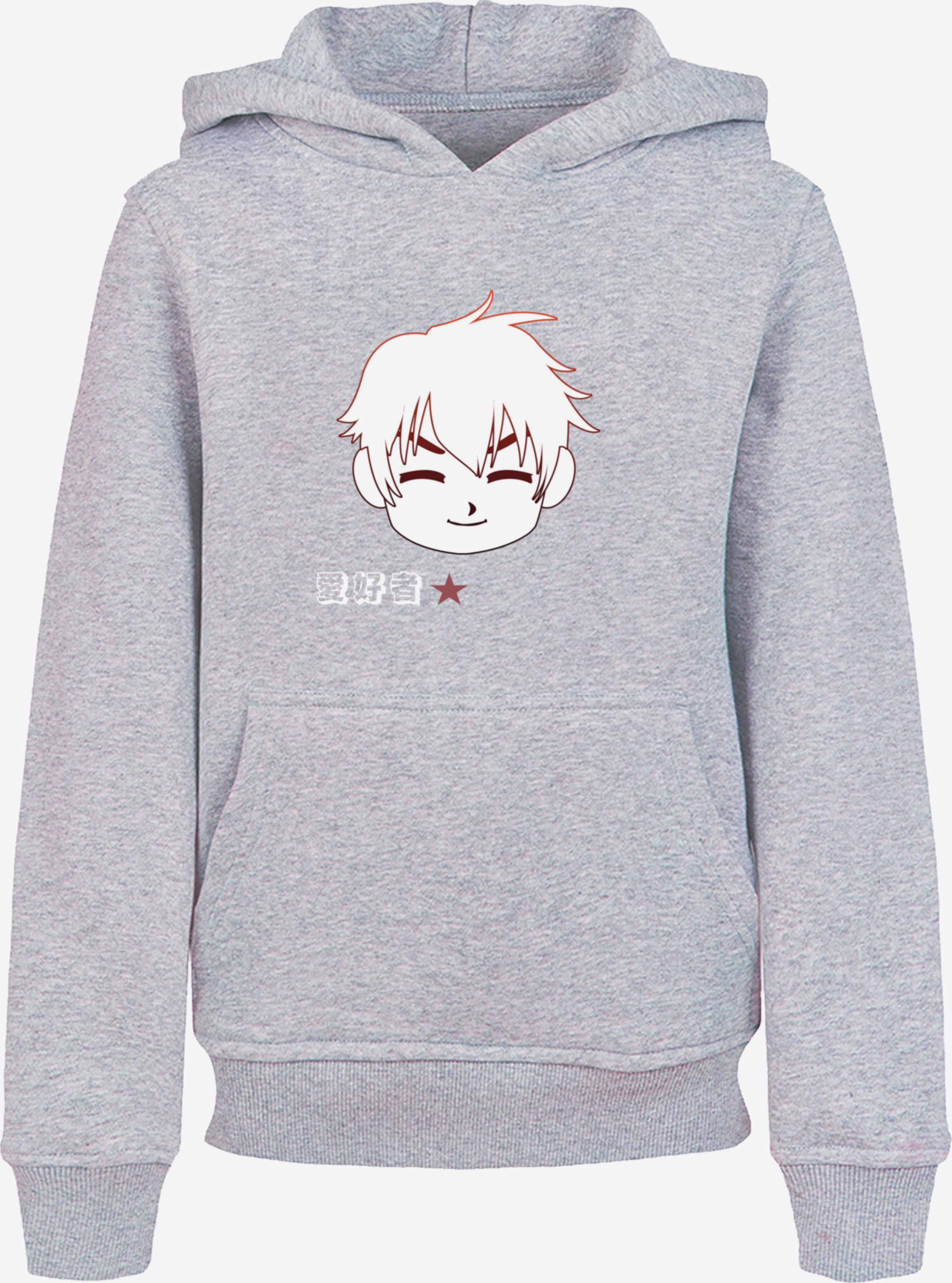 F4NT4STIC Sweatshirt 'Manga Boy Japan' in Grau | ABOUT YOU