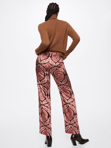 MANGO Regular Pantalon 'Dakota' in Rood