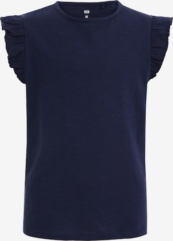 WE Fashion Shirt in Blue: front