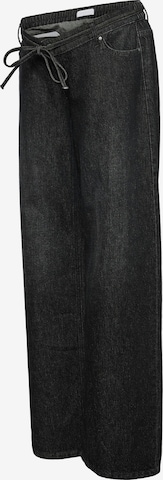 Jeans 'MLFula' di MAMALICIOUS in nero: frontale