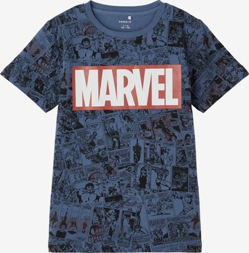 NAME IT T-Shirt 'Marvel' in Blau: predná strana