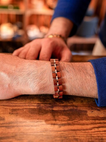 La Moda Me Armband 'Tor' in Braun