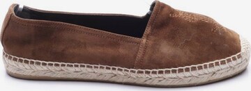 Saint Laurent Flats & Loafers in 36 in Brown: front