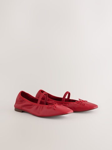 Ballerina con cinturino 'Forever Comfort' di Next in rosso