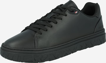 TOMMY HILFIGER Platform trainers in Black: front