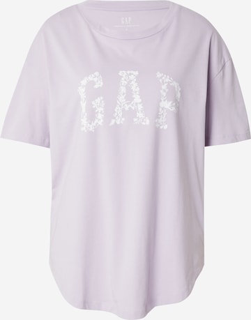 T-shirt GAP en violet : devant