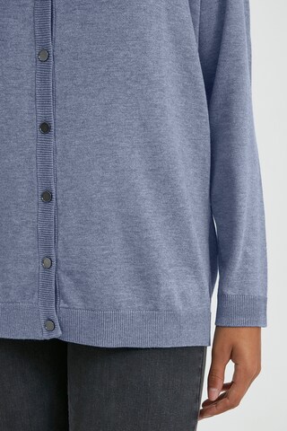 PULZ Jeans Knit Cardigan in Blue