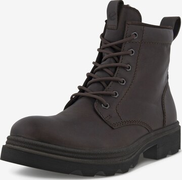 ECCO Lace-Up Boots in Brown: front