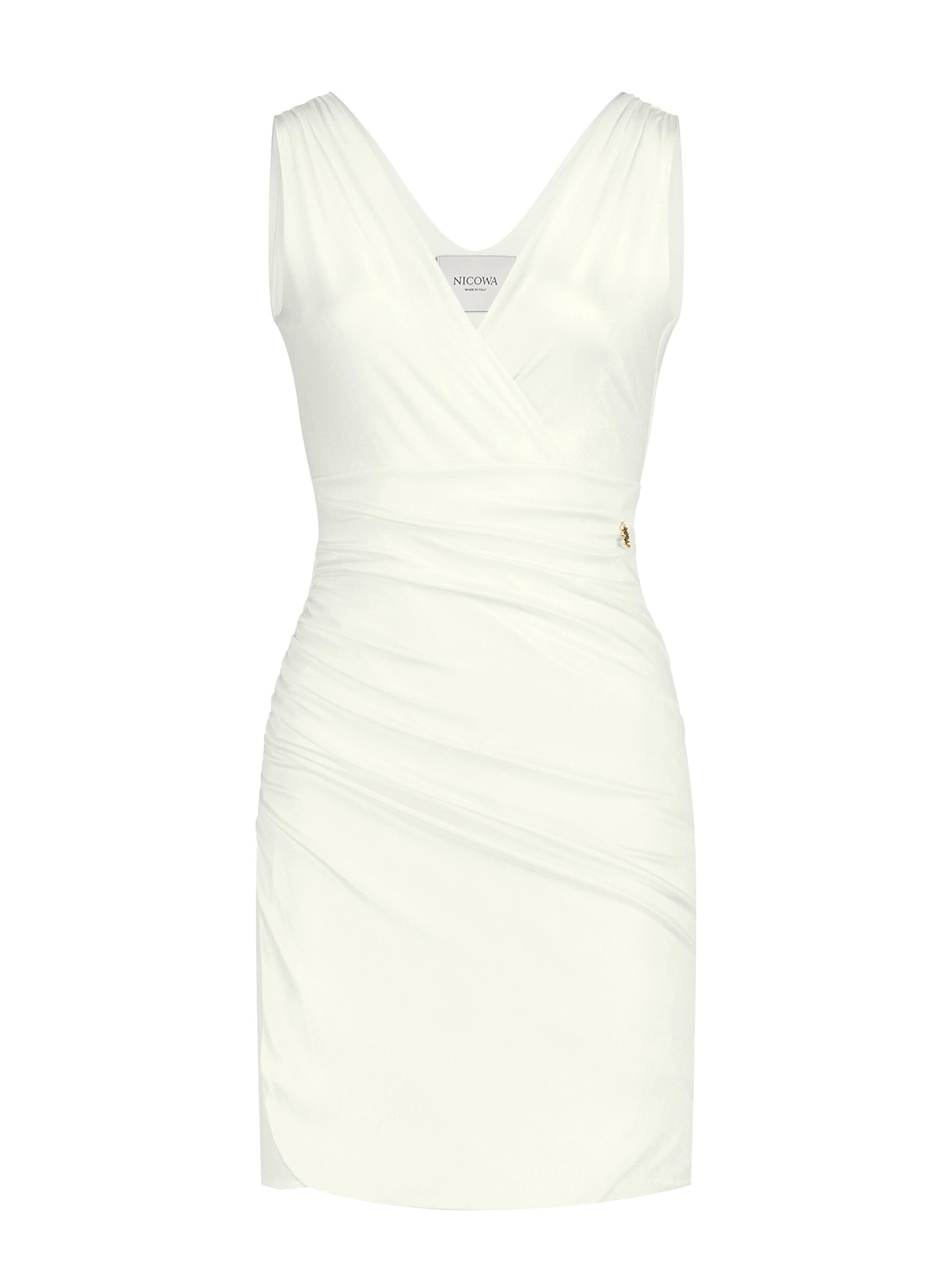 Nicowa Kleid 'MICARO' in Weiß: Vorderseite