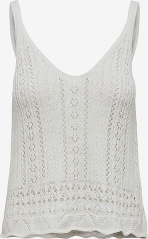 ONLY Knitted Top 'Lyzet' in White: front