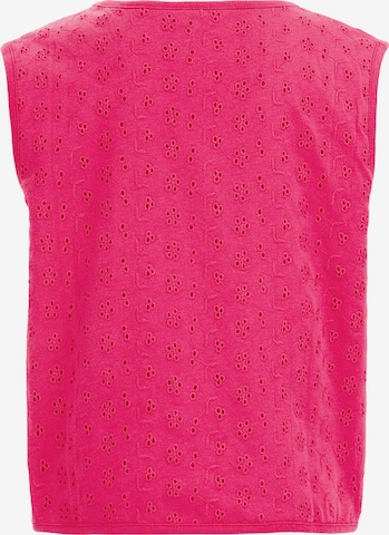 Gilet WE Fashion en rose